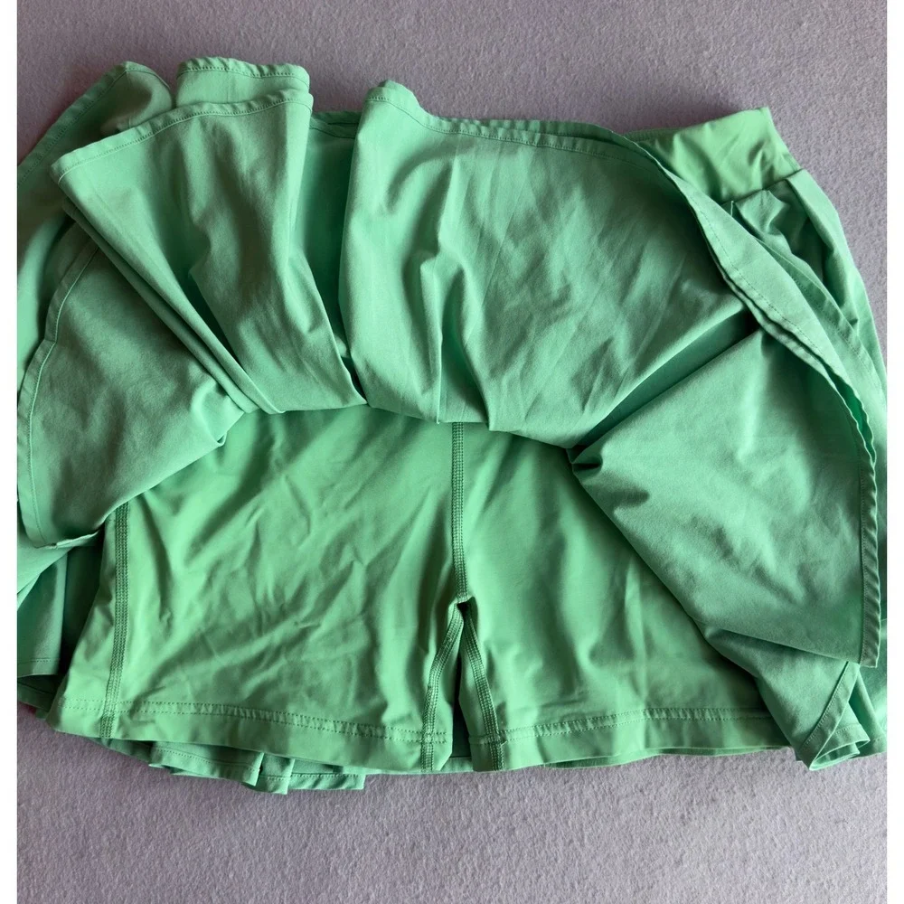 Outdoor Voices Court Skort Mint Green Pleated Athletic Tennis/Golf Skirt Size XL